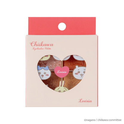 Chiikawa Lovisia Eyeshadow Palette (Chiikawa & Hachiware & Usagi, Face)