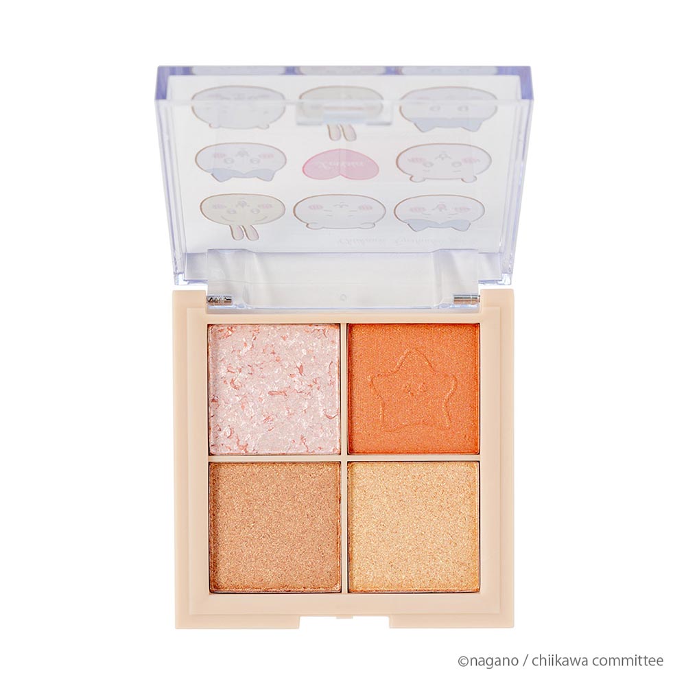 Chiikawa Lovisia Eyeshadow Palette (Chiikawa & Hachiware & Usagi, Face)