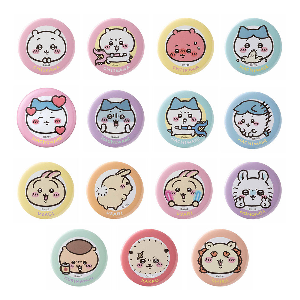 Chiikawa Trading Can Badge (More Fun Friends Edition) (All 15 Types)