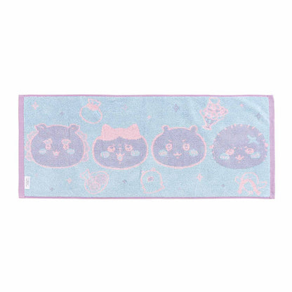 ちいかわ ジャガードフェイスタオル（ピンク）