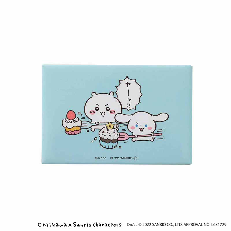 ちいかわ×サンリオキャラクターズ スクエアマグネット （ヤーッ）