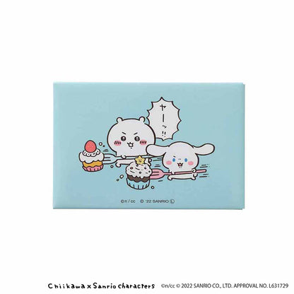 ちいかわ×サンリオキャラクターズ スクエアマグネット （ヤーッ）