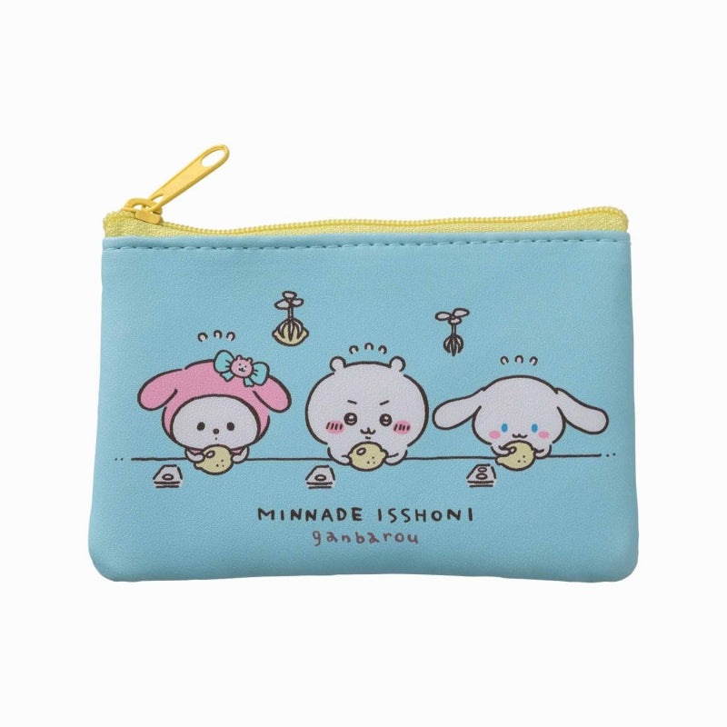 ちいかわ×サンリオキャラクターズ 2個セットポーチ（ポムポムプリン×ちいかわ）