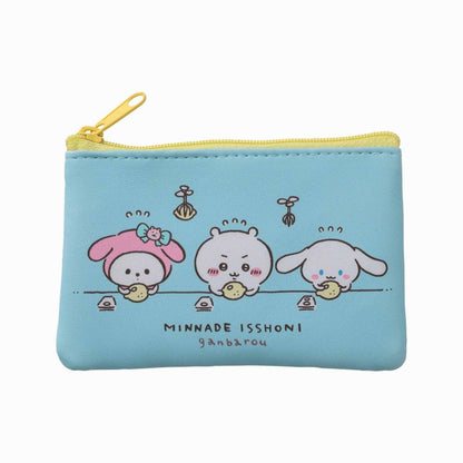 ちいかわ×サンリオキャラクターズ 2個セットポーチ（ポムポムプリン×ちいかわ）