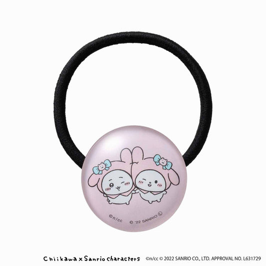 Chiikawa × Sanrio Characters Glass Hair Tie (Chiikawa & My Melody)