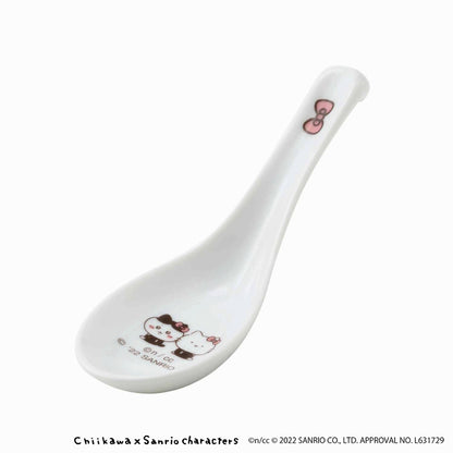 吉伊卡哇×三麗鷗角色 拉麵碗＆湯匙組