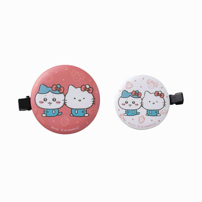Chiikawa × Sanrio Characters Can-can Bangs Clip (Hachiware & Hello Kitty)