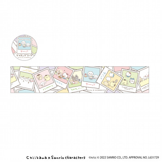 ちいかわ×サンリオキャラクターズ マスキングテープL（思い出）