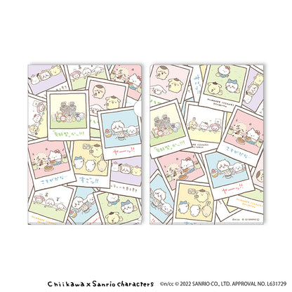 吉伊卡哇×三麗鷗角色 透明文件夾2片組