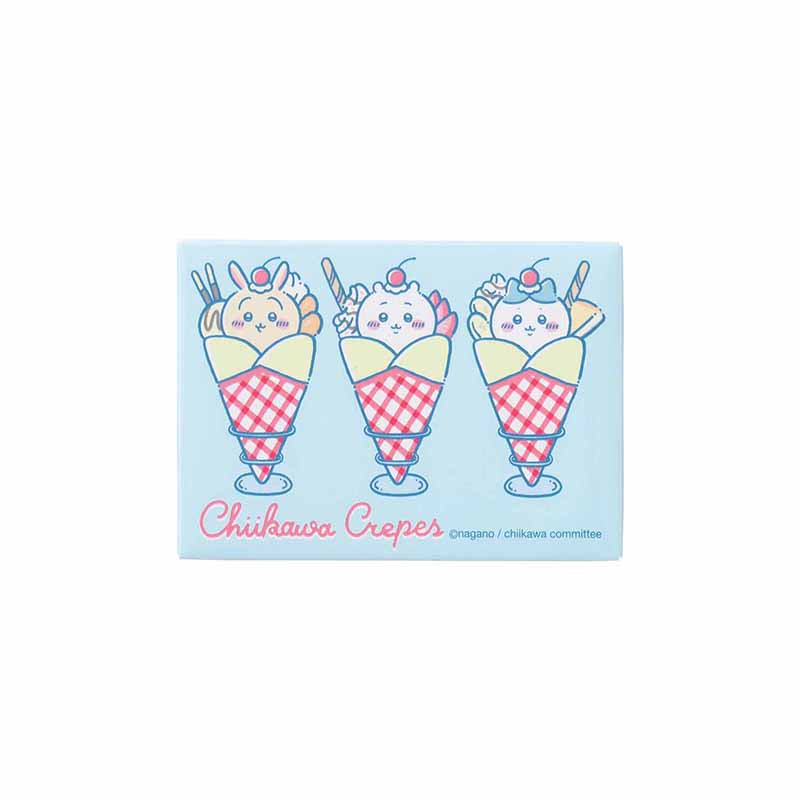 Chiikawa Crepe Square Magnet (Turned Into Crepe)