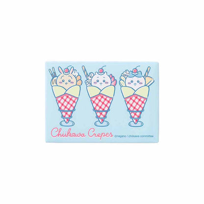 Chiikawa Crepe Square Magnet (Turned Into Crepe)