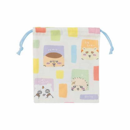 Chiikawa Peek-a-boo Drawstring Pouch