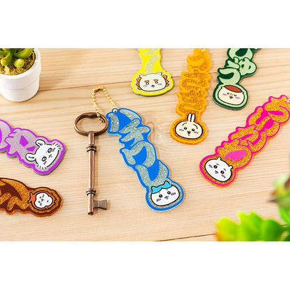 Chiikawa Name Cut-Out Acrylic Key ring (Hachiware)