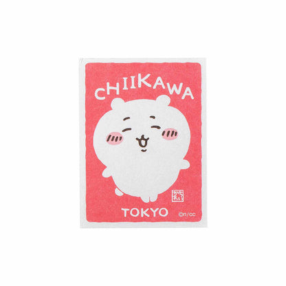 ちいかわ 東京みやげ スマホに貼れるサイズの和紙ステッカー（ちいかわ）