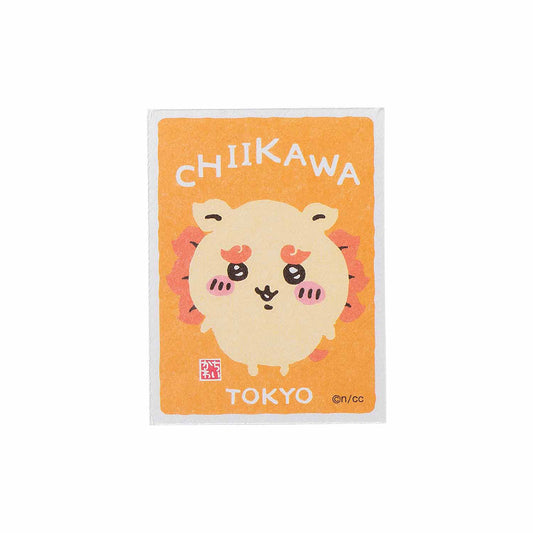 ちいかわ 東京みやげ スマホに貼れるサイズの和紙ステッカー（シーサー）