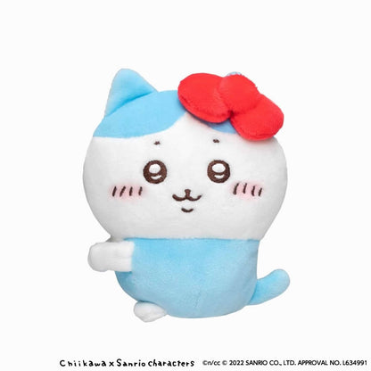Chiikawa x Sanrio Characters Holdable Mascot (Hachiware, Hello Kitty)