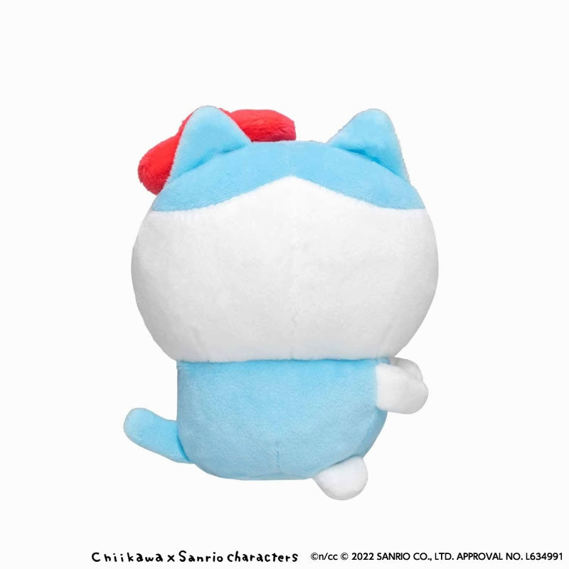 Chiikawa x Sanrio Characters Holdable Mascot (Hachiware, Hello Kitty)