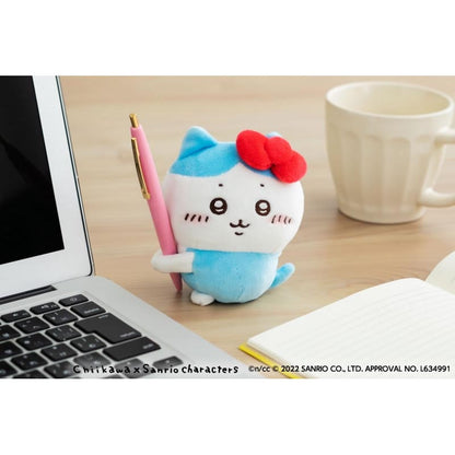 Chiikawa x Sanrio Characters Holdable Mascot (Hachiware, Hello Kitty)