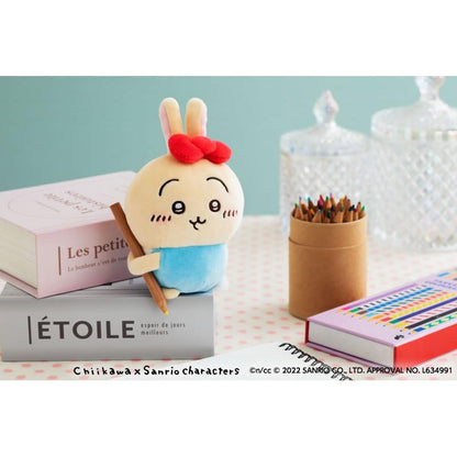 ちいかわ×サンリオキャラクターズ 持ちますマスコット（うさぎ・ハローキティ）