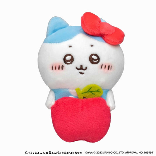 吉伊卡哇×三丽鸥角色 守护电脑显示器的挂饰玩偶（哈奇喵・Hello Kitty）