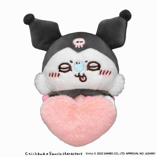 吉伊卡哇×三丽鸥角色 守护电脑显示器的挂饰玩偶（飞鼠・库洛米）