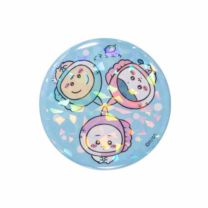 Chiikawa Aquarium Hologram Button Badge Collection (All 9 Types)