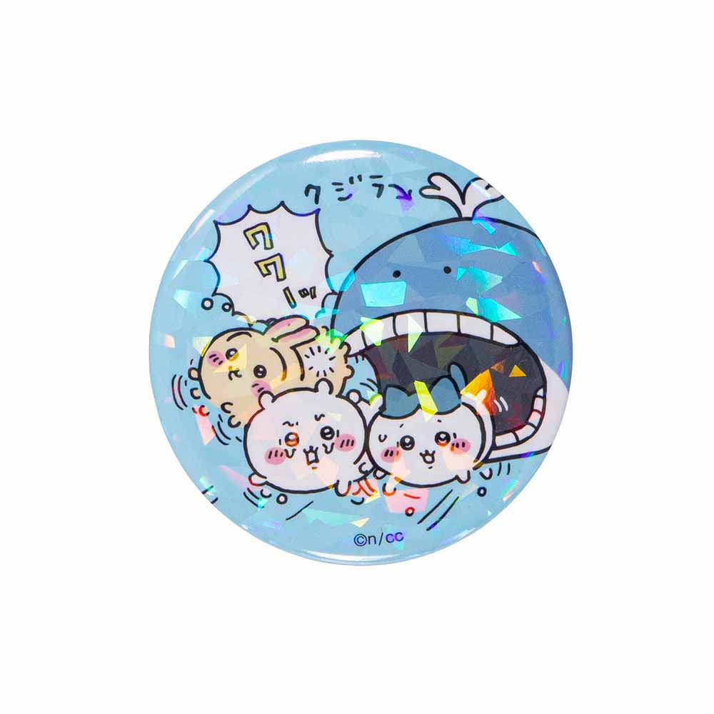 Chiikawa Aquarium Hologram Button Badge Collection (All 9 Types)