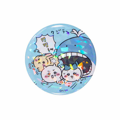 Chiikawa Aquarium Hologram Button Badge Collection (All 9 Types)
