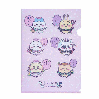 Chiikawa Angel & Demon Hologram A4 Clear File (Angel and Demon)