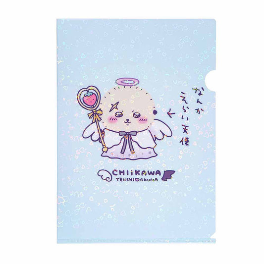 Chiikawa Angel & Demon Hologram A4 Clear File (Somewhat Important Angel)