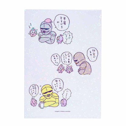 Chiikawa Angel & Demon Hologram A4 Clear File (Babies)