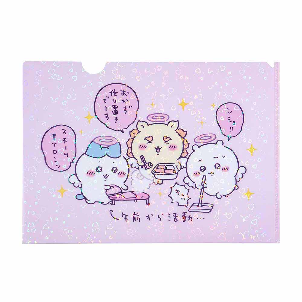 ちいかわ てんし♡あくま ホログラムA4クリアファイル（午前から活動）