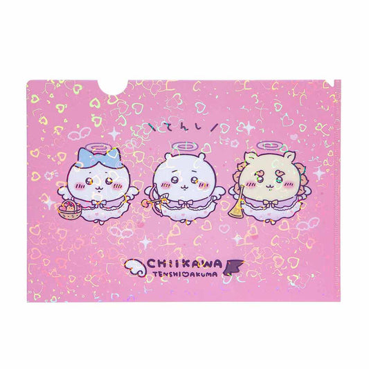 Chiikawa Angel & Demon Hologram A4 Clear File (Angel)