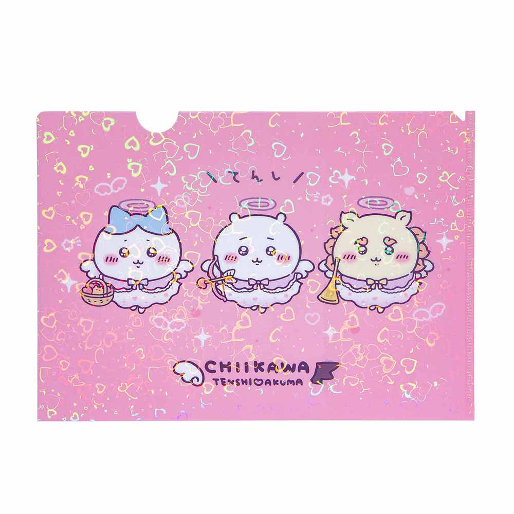 吉伊卡哇 天使？恶魔 镭射A4透明文件夹（天使）