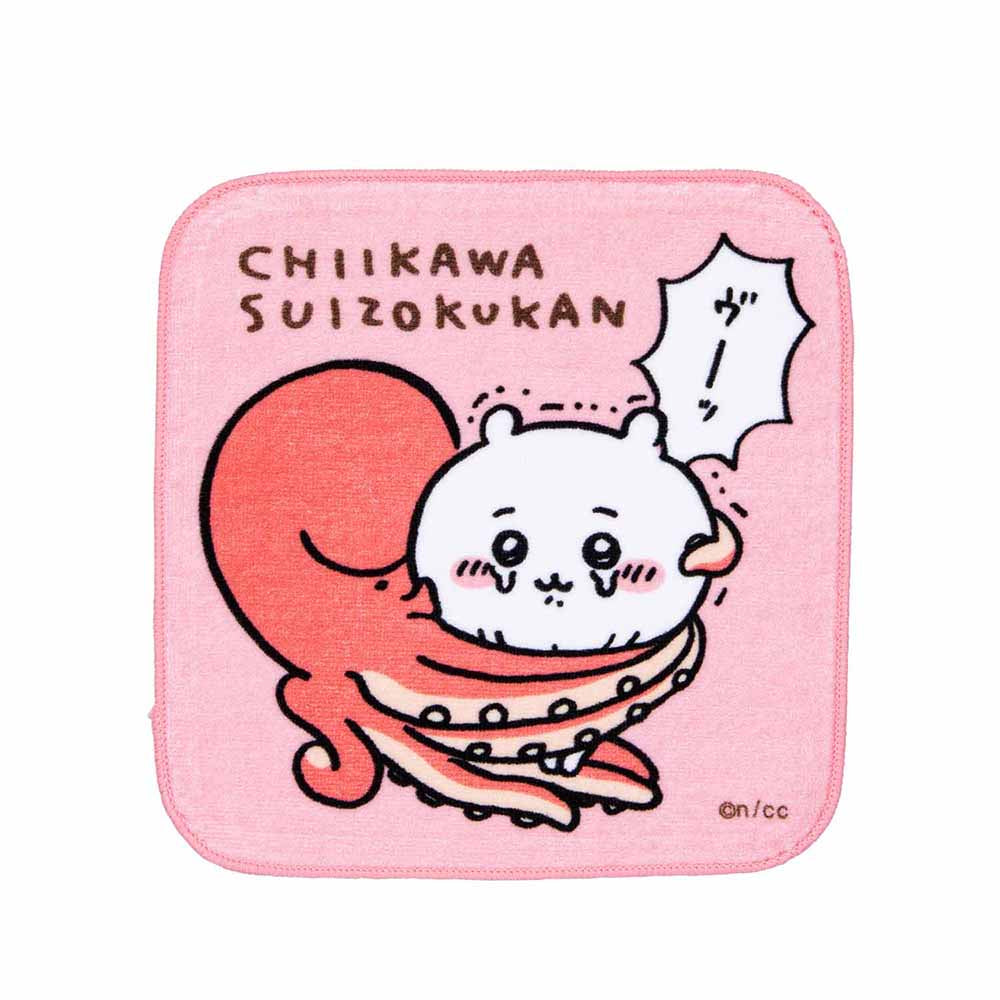 Chiikawa Aquarium Hand Towel (Chiikawa × Octopus)
