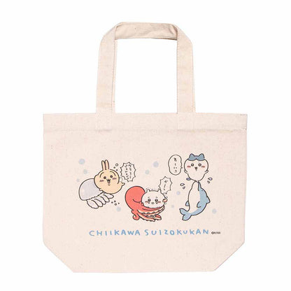 Chiikawa Aquarium Lunch Size Tote Bag (Everyone)