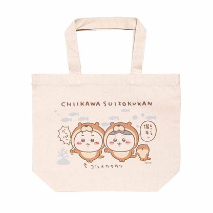 Chiikawa Aquarium Lunch Size Tote Bag (Otter)