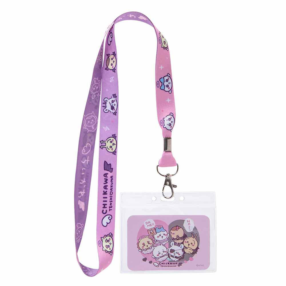 Chiikawa Angel & Demon Neck Strap (Tiny Face)