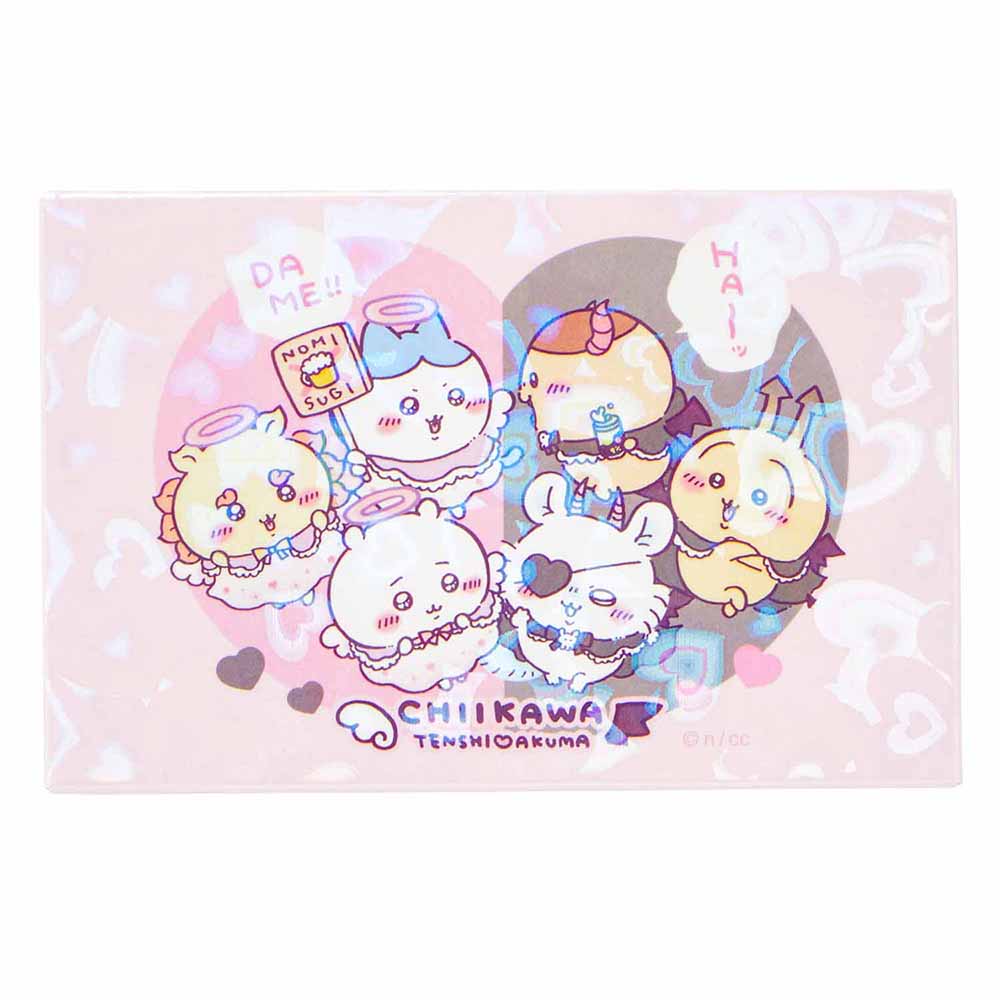 Chiikawa Angel & Demon Hologram Square Magnet (Heart)