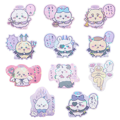 吉伊卡哇 天使？恶魔 可贴在手机上的镭射贴纸收藏（全11种）