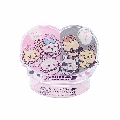 Chiikawa Angel & Demon Layer Acrylic Stand (Heart)