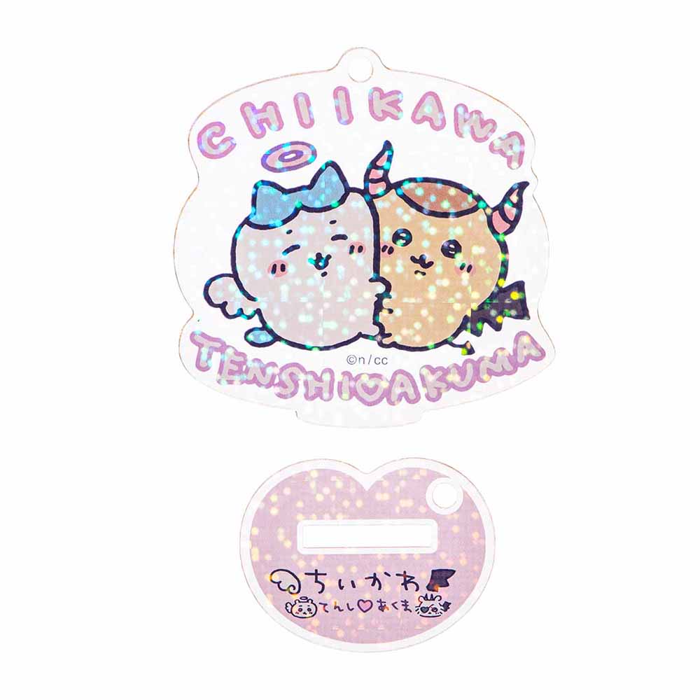 Chiikawa Angel & Demon Acrylic Key ring that Turns into an Acrylic Stand (Hachiware & Kurimanju)