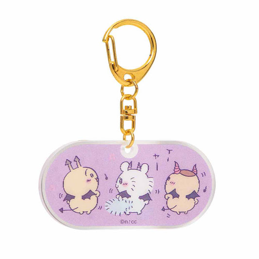 ちいかわ てんし♡あくま イラチェン！レンチキュラーアクリルキーホルダー（あくまたち）