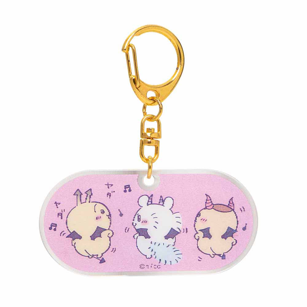 ちいかわ てんし♡あくま イラチェン！レンチキュラーアクリルキーホルダー（あくまたち）