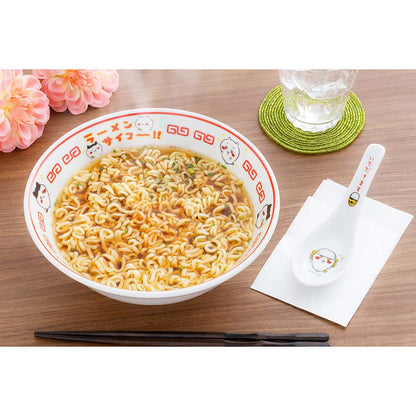 Chiikawa Ramen Bowl & Soup Spoon Set (Ramen the best~!!)