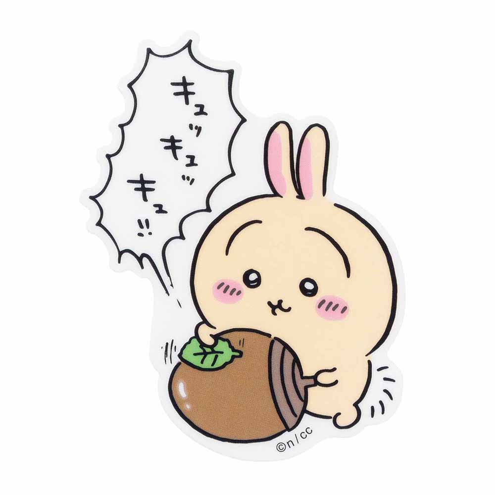 吉伊卡哇 可貼在手機上的透明貼紙（吱吱吱）