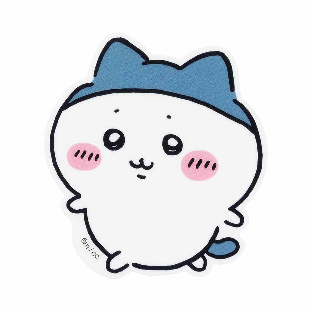 吉伊卡哇 可貼在手機上的透明貼紙（運動髮型）