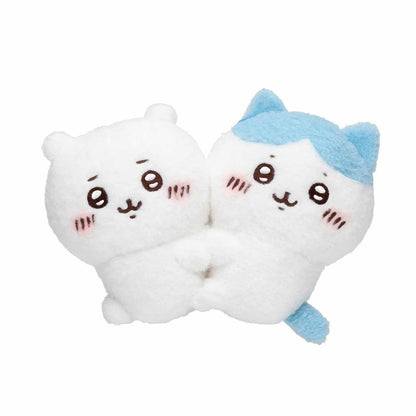 Chiikawa Fluffy Plush (Squished Chiikawa & Hachiware)