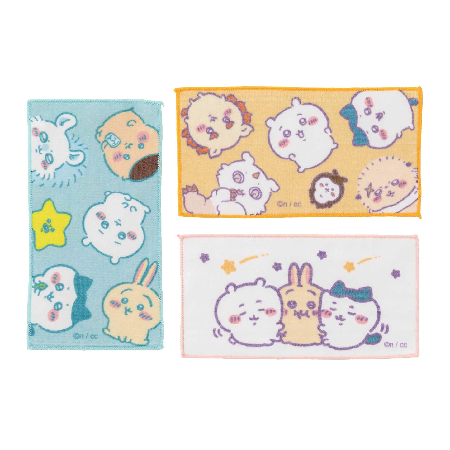 吉伊卡哇 露營GO! 3件套毛巾（柔和色）