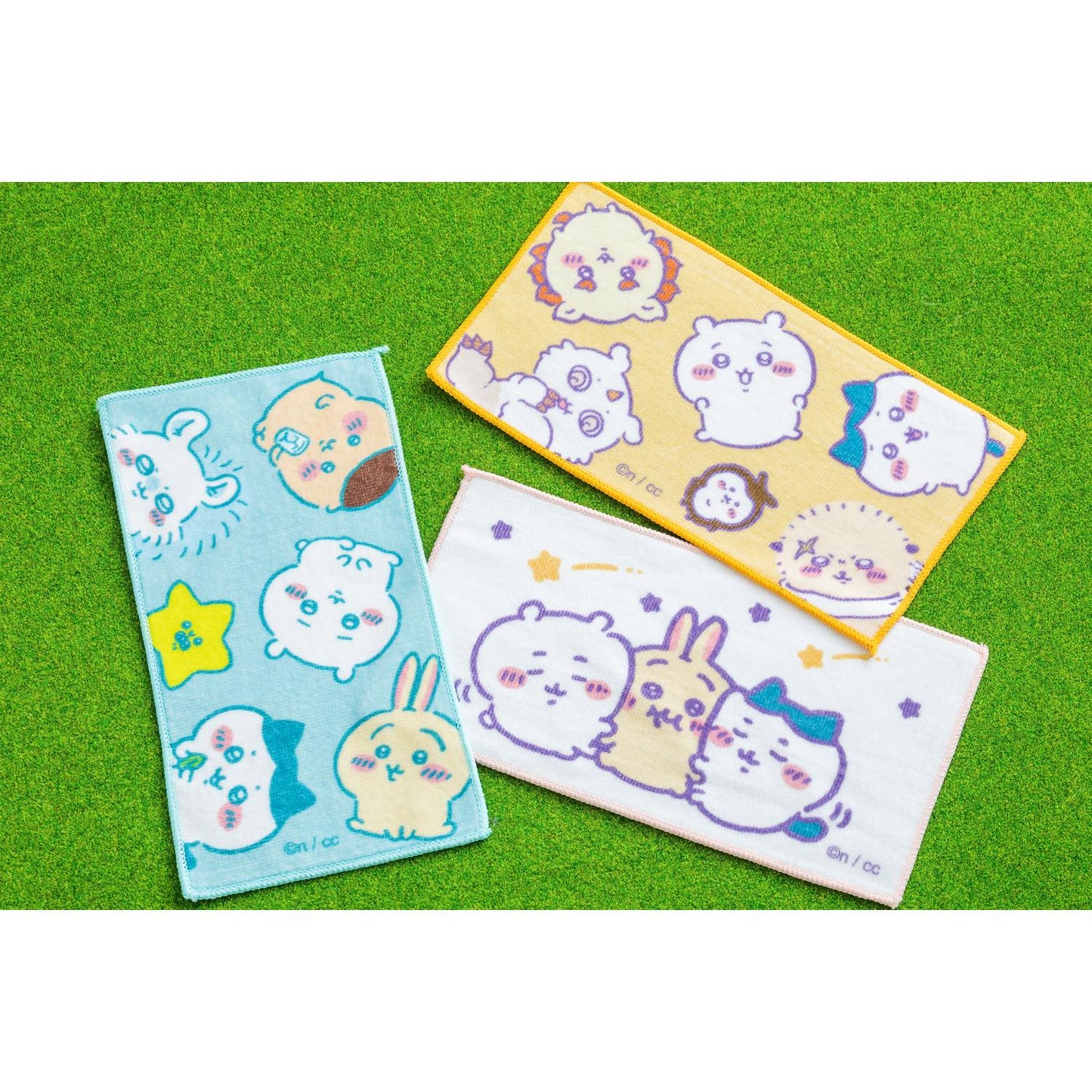 吉伊卡哇 露營GO! 3件套毛巾（柔和色）